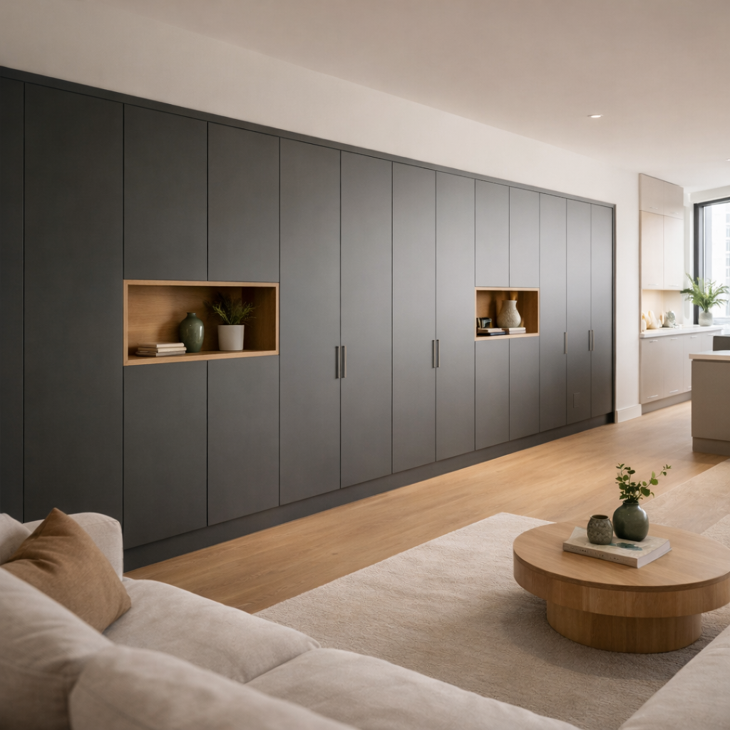 Custom cabinetry in Canary Wharf